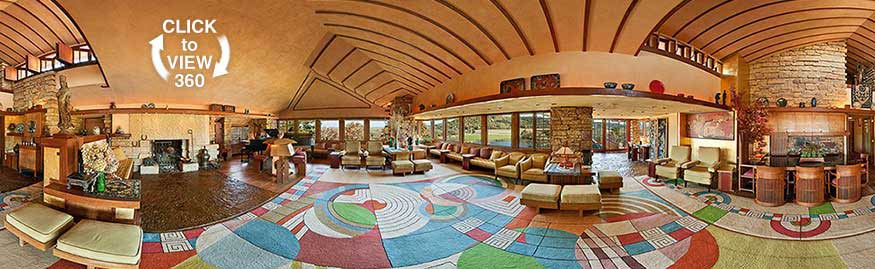 Formal Living Room at Frank Lloyd Wrights Taliesin
