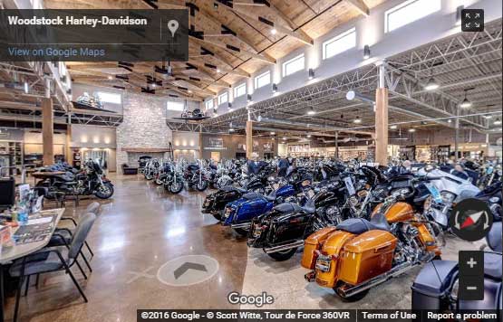 Woodstock Harley-Davidson Google Tour